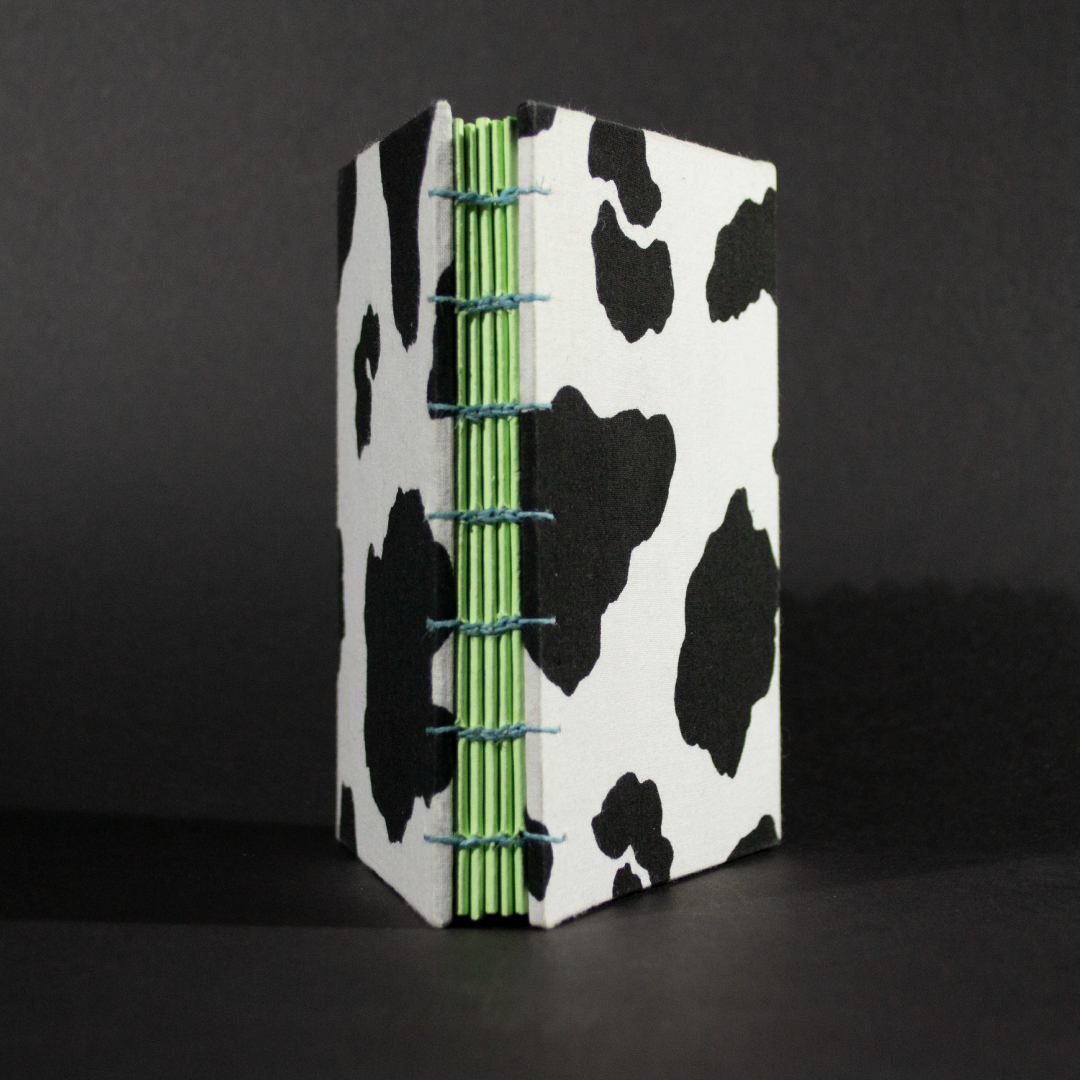 Spine of cow octavo Coptic book
