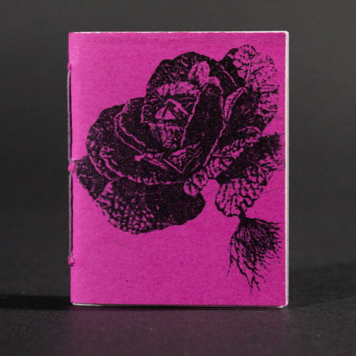 Pink lettuce is on the cover of this mini pamphlet book